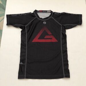 Gracie Barra Youth Medium Rash-guard